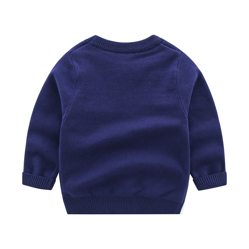 Casual Cartoon Dinosaur Crewneck Sweater for Boys — image 3