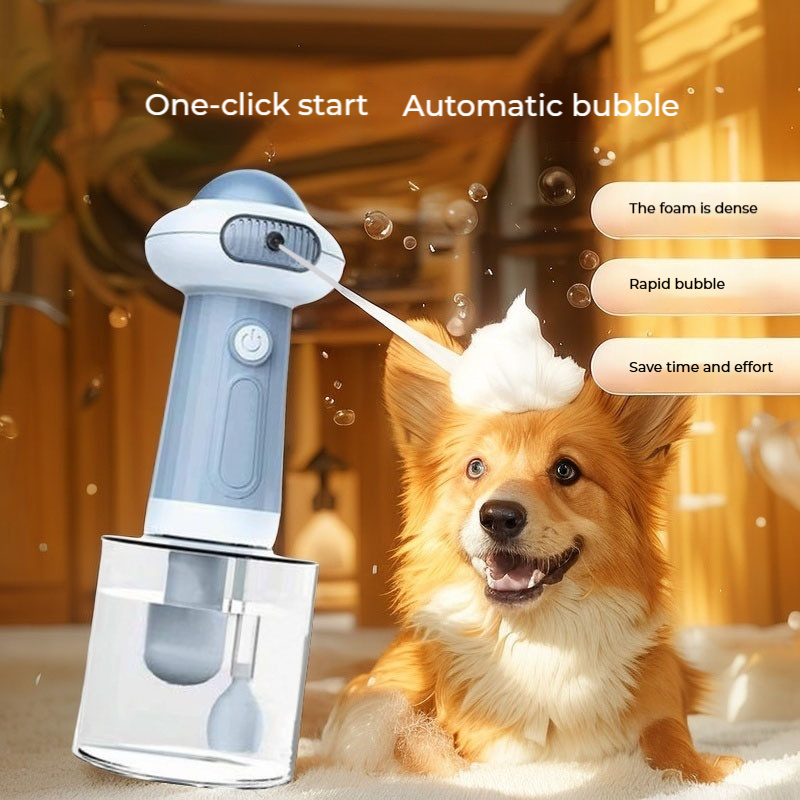 Pet Cleaning Bathing Automatic Pet Shower Foaming Machine Cat Dog Bath Solution Foaming Machine Electric Bubble Machine — image 2