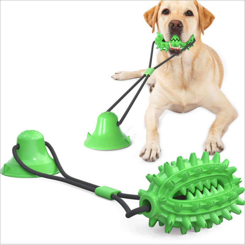 Pet Supplies New Cactus Ball Teething Stick Dog Toys Dog Suction Cup Venting Bite Resistant Toys — image 3