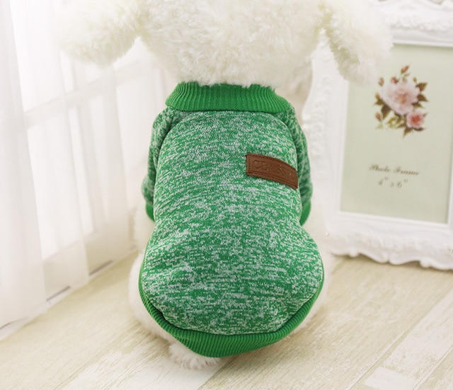 Ropa para Perros de Tamaño Pequeño - Sueter de Algodón para Cachorros de Verano Clásico — imagen 11