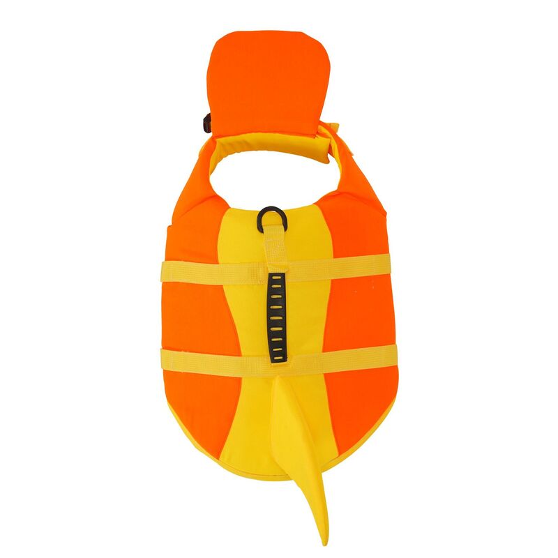Dog Life Jacket Adjustable Pet Swim Vest – Flotation Safety Rescue Vest for Pool, Surf & Water, with Grab Handle (Tail Design) — image 1