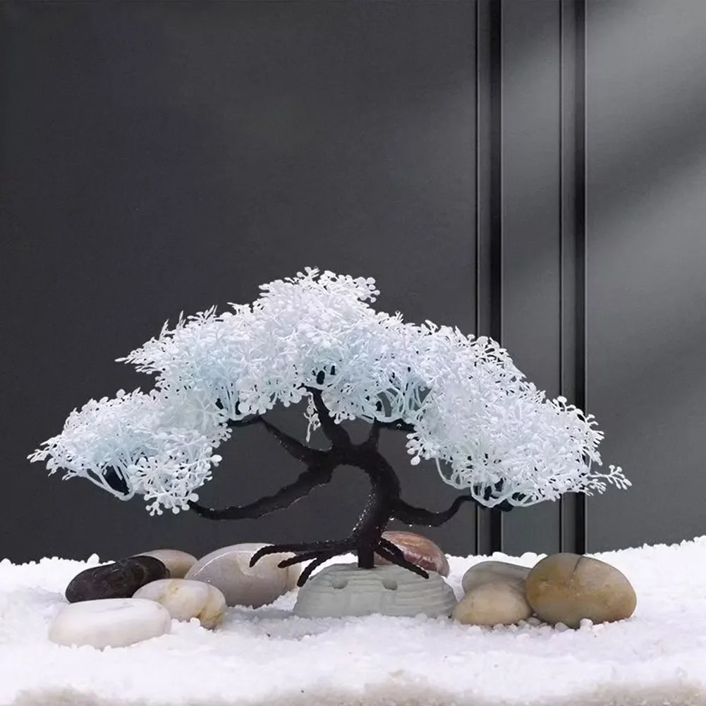 Decoración de Acuario Realista Sakura - Adorno Creativo para Tanques de Peces — imagen 4