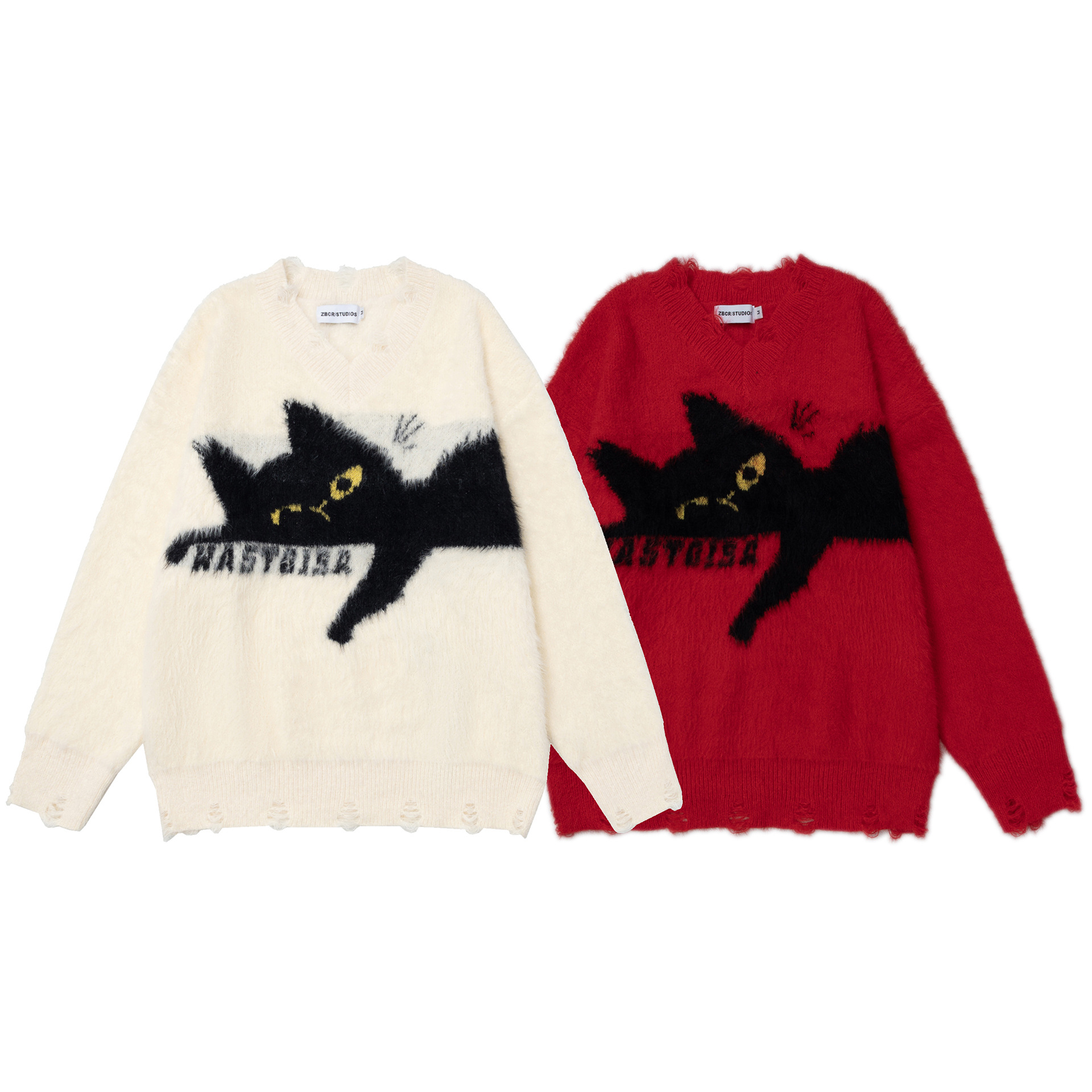 Cat Jacquard Sweater — image 6