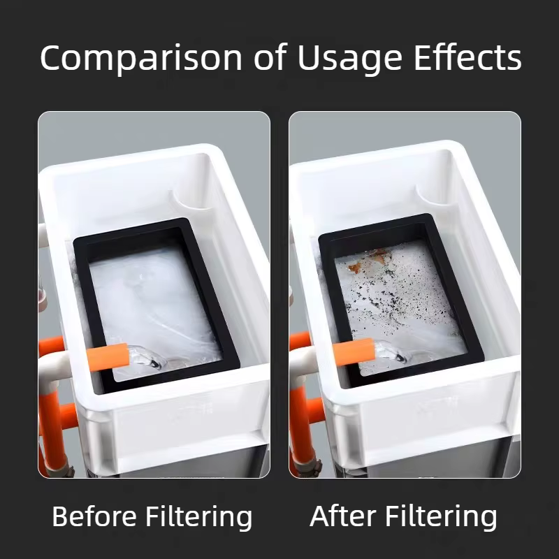 Pantalla de Filtro de Tanque de Peces, Separador de Residuos de Peces, Red de Filtrado, Malla para la Caja de Volteo del Acuario, Accesorios de Filtración — imagen 6