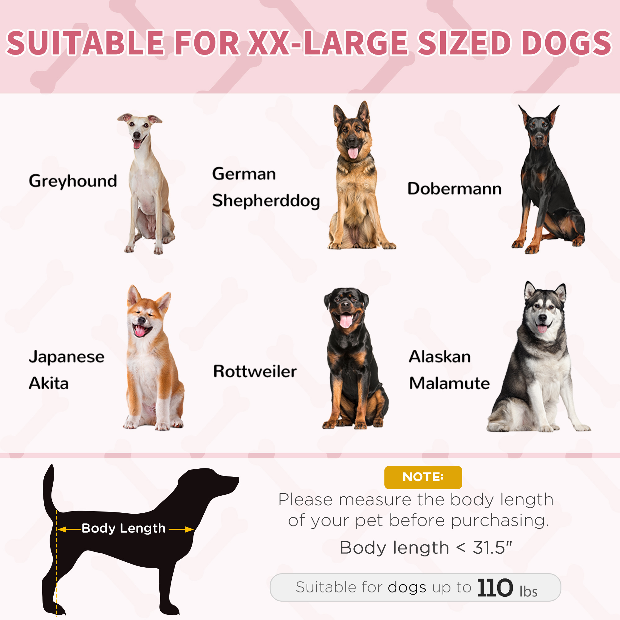 Cama para Perros Elevada XL, Cama de Perro Al Aire Libre con Soporte Metálico y Malla Respirable para Interior y Exterior Rojo — imagen 6
