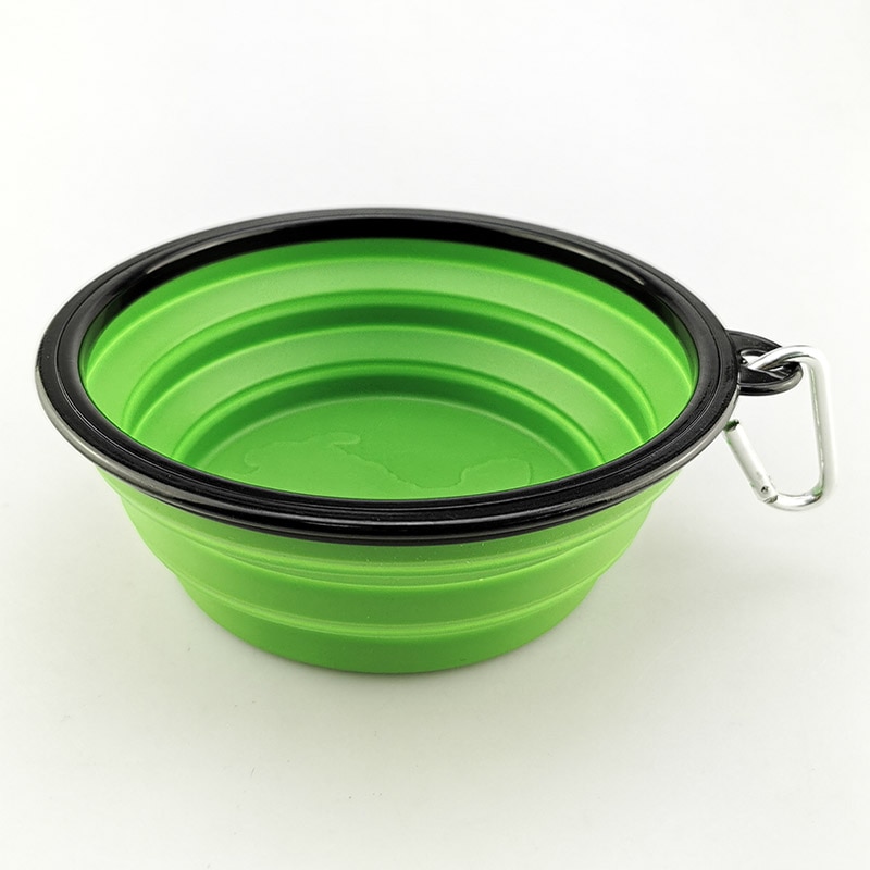 Bolsa de 1000ml para Perros y Gatos Portátil Reversible con Cierre Elástico para Viajes Caminatas Comida Agua — imagen 12