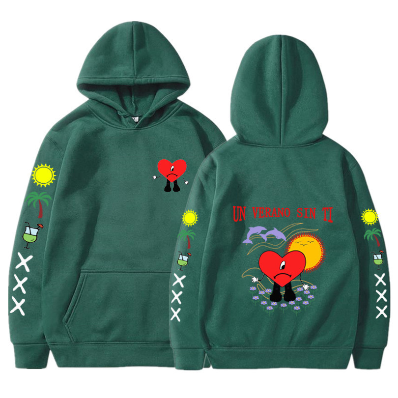 Bad Bunny Un Verano Sin Ti Album Graphic Hooded Unisex Sweatshirt — image 18