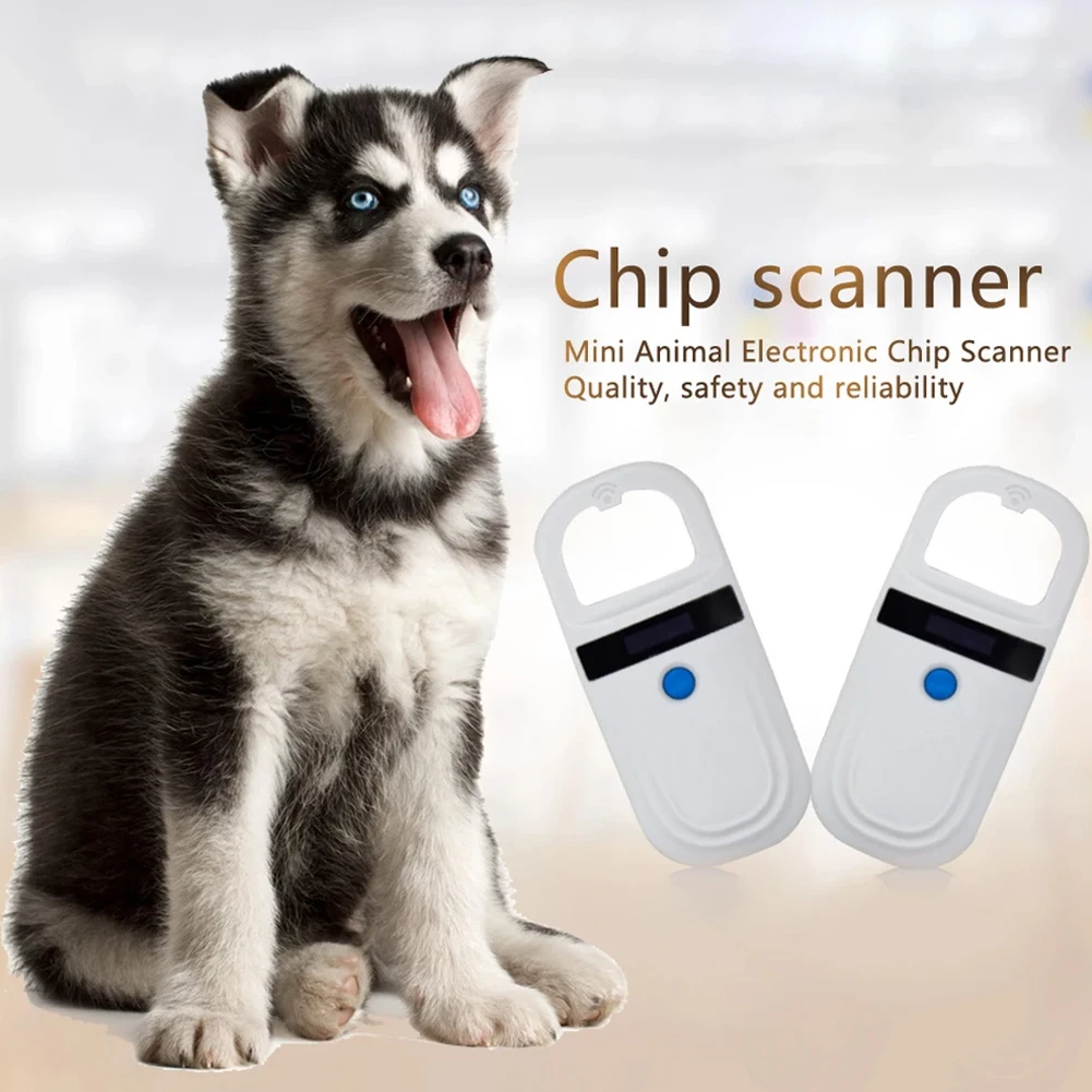 Pet Microchip Scanner ABS High-brightness OLED Display ISO 11784 11785 FDX-B ID64 ID Tag Reader — image 2