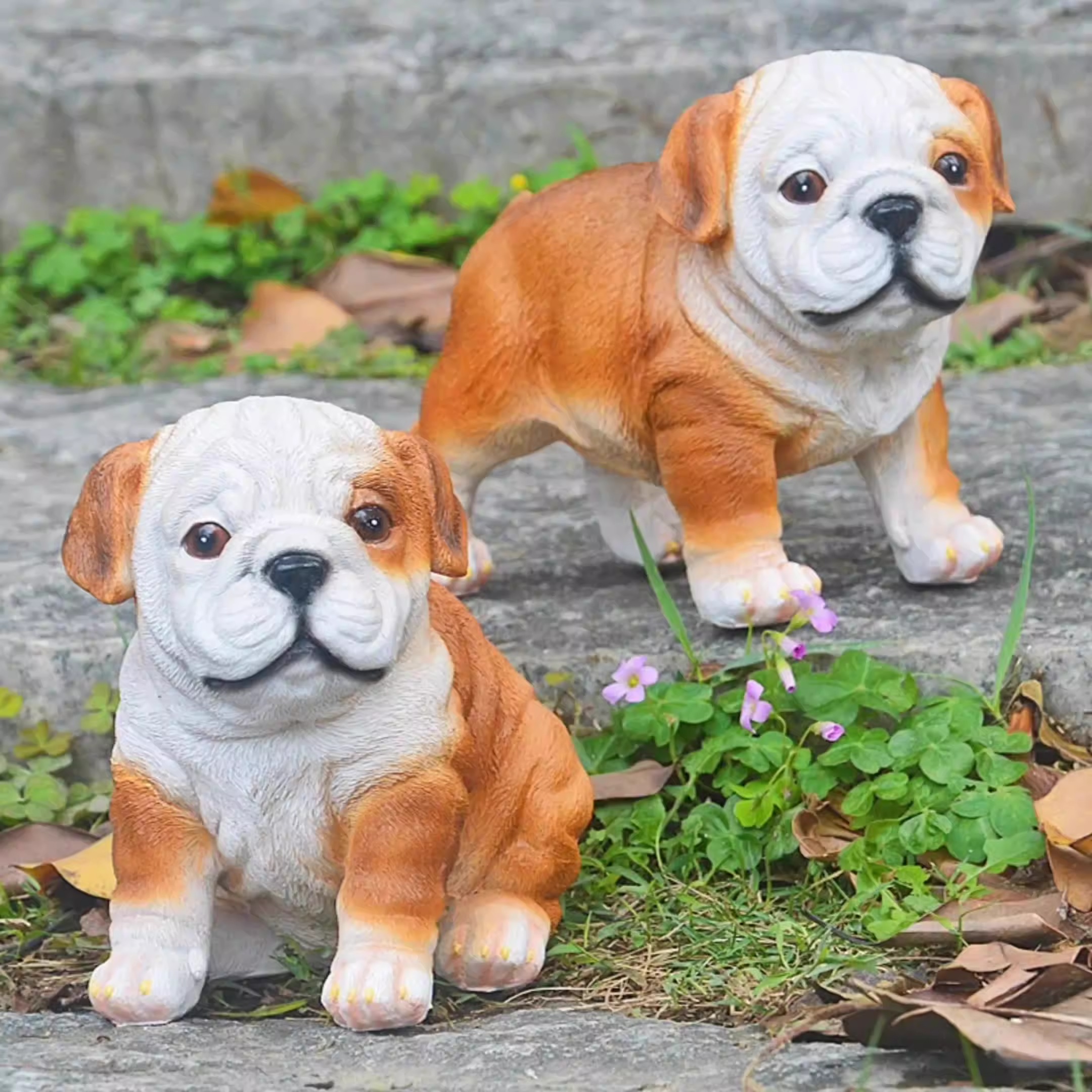Bulldog ornament puppy resin — image 6
