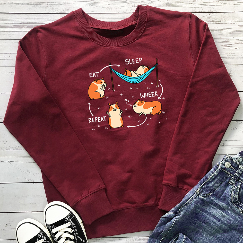 Hamster printed long sleeved sweatshirt — image 8