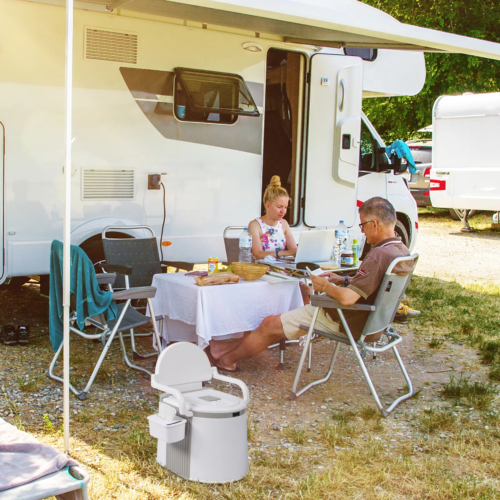 Outdoor Portable Toilet/Portable Travel Toilet for Camping /Hiking Toilet / /Fishing Toilet…/ — image 3