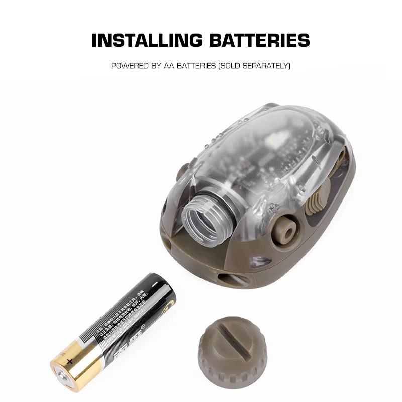 Linterna de Señal táctica para casco multicolor IR inmersible para caza y pesca auxiliar LED — imagen 3
