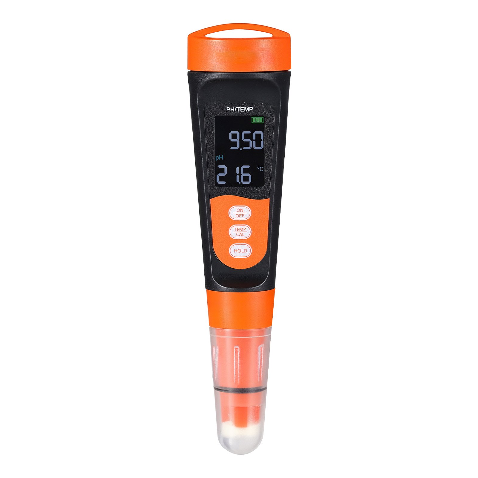 Medidor de pH, Rango 0-14 pH, Probeta IP68 Impermeable, Kit de Prueba de Bolsillo con Paquetes de Polvo de Calibración, Pantalla VA, Para Análisis de Calidad del Agua para Bebida, Hidroponía y Acuario — imagen 1