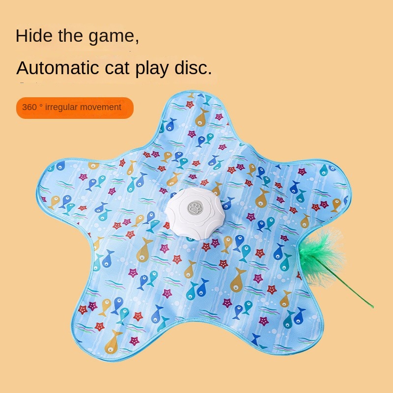 Cat Scratch-Resistant Hiding Toy Hunting Cover Self-Entertainment Cat Toy Rotating Game — image 6