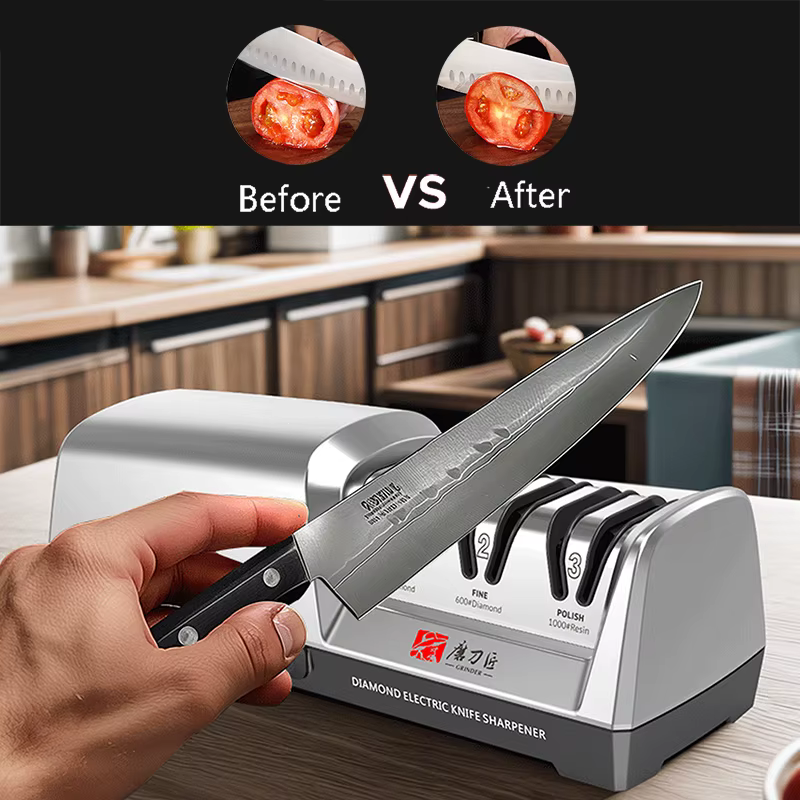 TAIDEA Professional Electric Knife Sharpener - 3-Stage System, Restore and Polish Blades Effortlessly Kitchen Sharpener — image 3