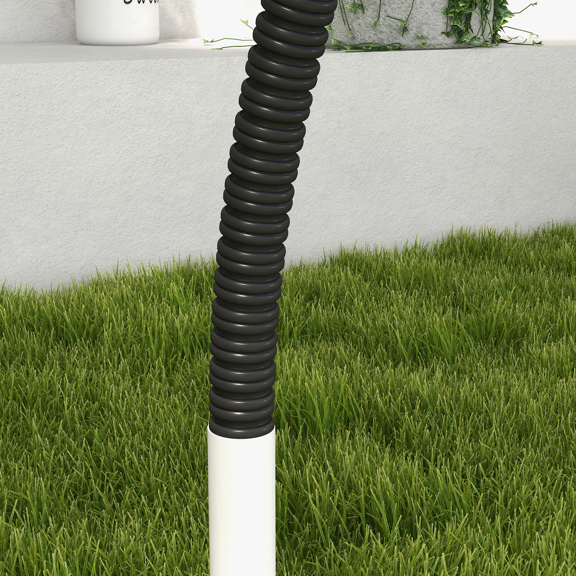 Dog Agility Kit Pet Obstacle Course Training Equipment Outdoor with Weave Poles, Carry Bag, Black — image 3