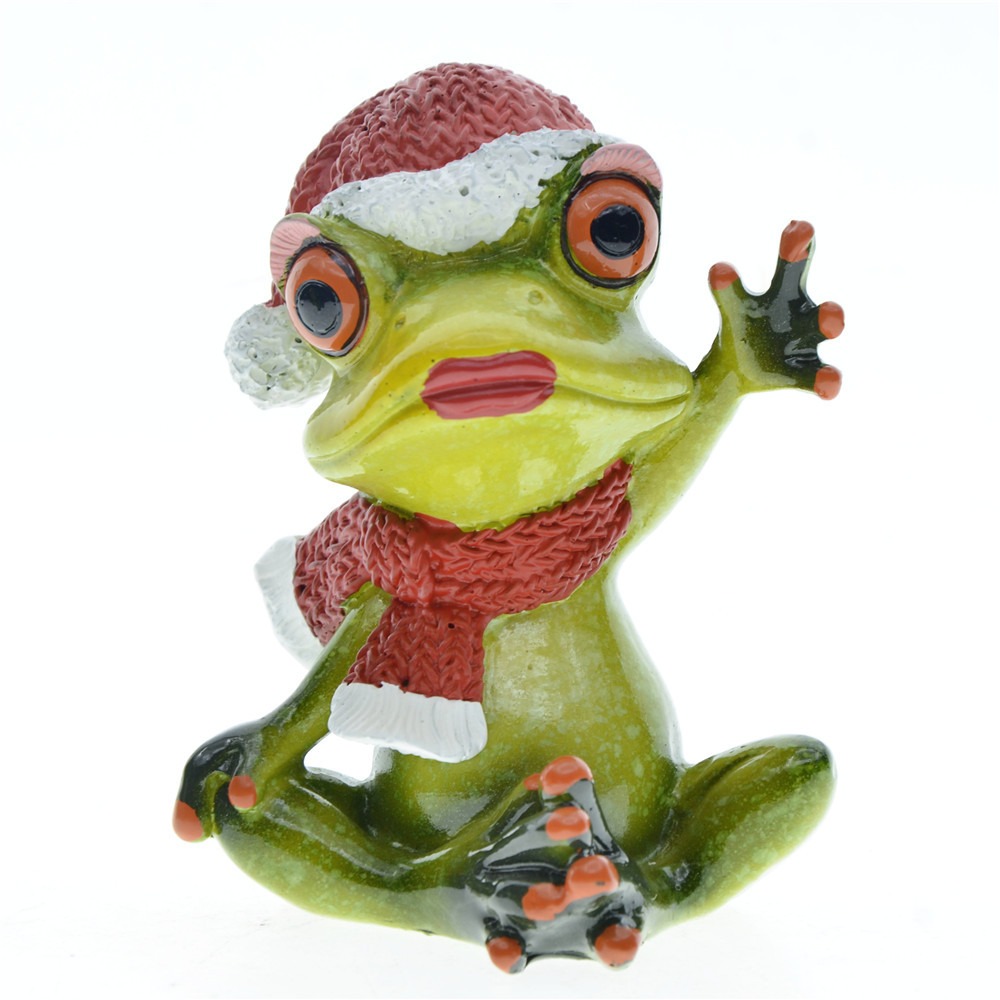 Home Couple Frog Resin Craft Decoration — imagen 3