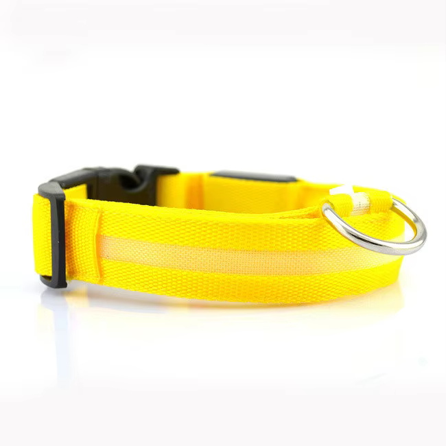 Nylon LED Pet Dog Collar, Night Safety Flashing Glow In The Dark Dog Leash, Dogs Luminous Fluorescent Collars Pet Supplies 4.7 — image 7
