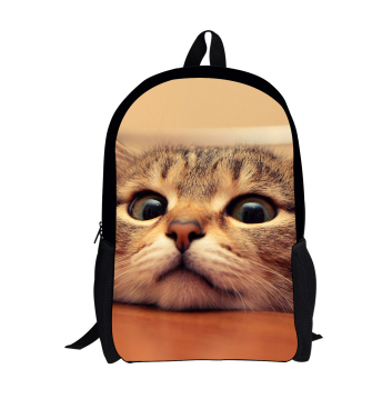 Mochila de Gato para Niños - Cómica con Animales 3D en Denim para Chicos y Chicas — imagen 18