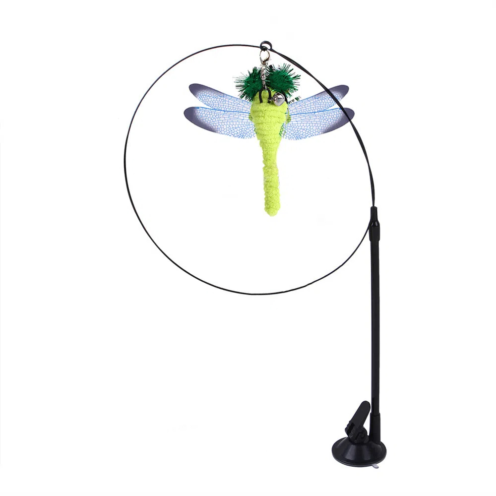 Palito de juguete para gatos con sujeción por cable de acero, intercambiable y con varias cabezas — imagen 10