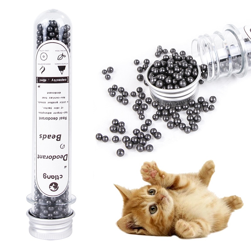 Limpieza de Comida para Mascotas Arena de Limpieza con Pellets y Carbono Activado Absorbe el Hedor del Gato — imagen 4