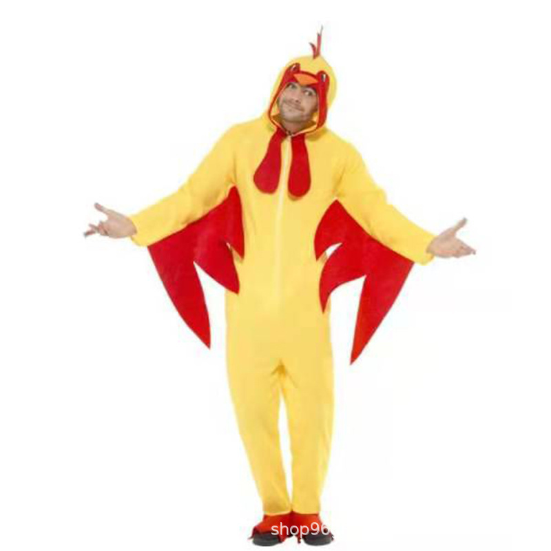 Cosplay Halloween Stage Performance Adult Hen Luxurious Rooster Bird Costume Role Play Costume — image 5