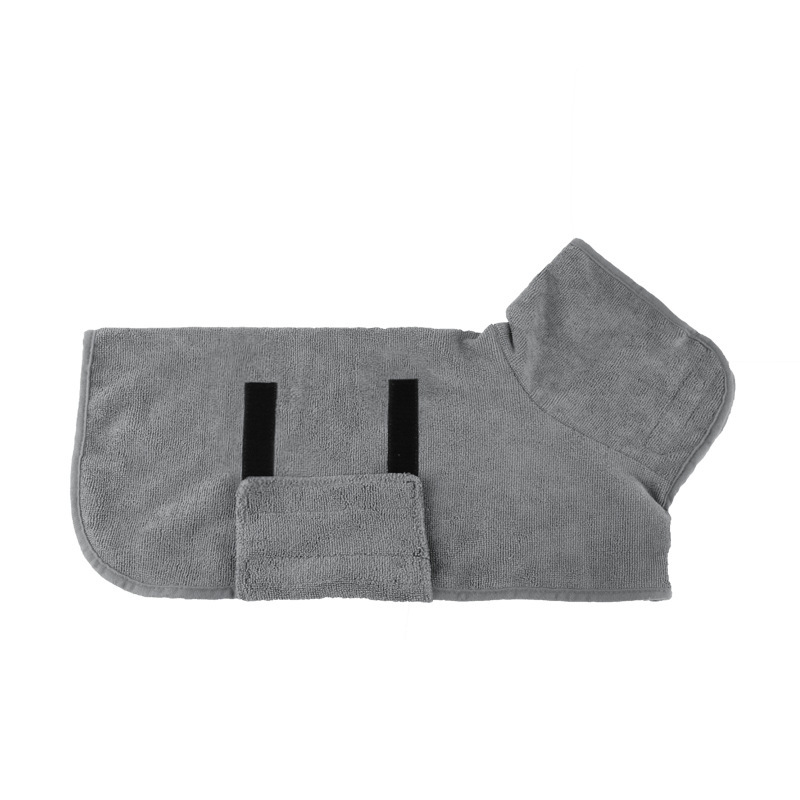 Pet Bathrobe Microfiber Quick-Drying No Hair Loss Pet Dog Cat Bath Absorbent Towel Bathrobe — image 4