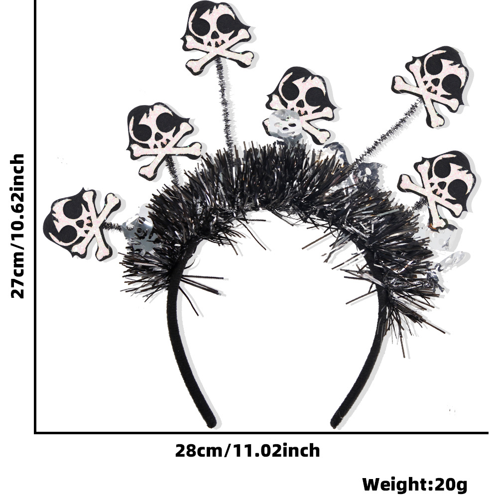 New Halloween Headband with Pumpkin, Spider, and Pom-Pom Design, Radiating Colorful Strips, Fun Party Accessory for Halloween Celebration — image 13