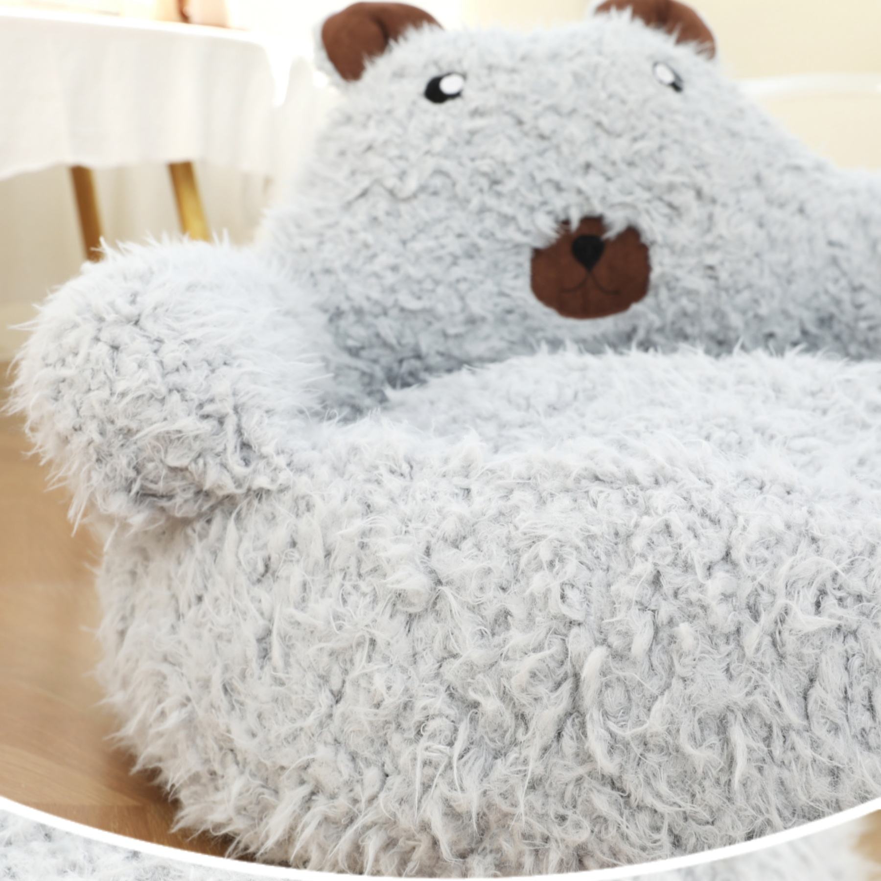 New Winter Cute Alpaca Cat Bed House Nest Warm Comfortable Pet Products Bottom Non-slip Bed For Dog Bed Pet Mats Pads — image 4
