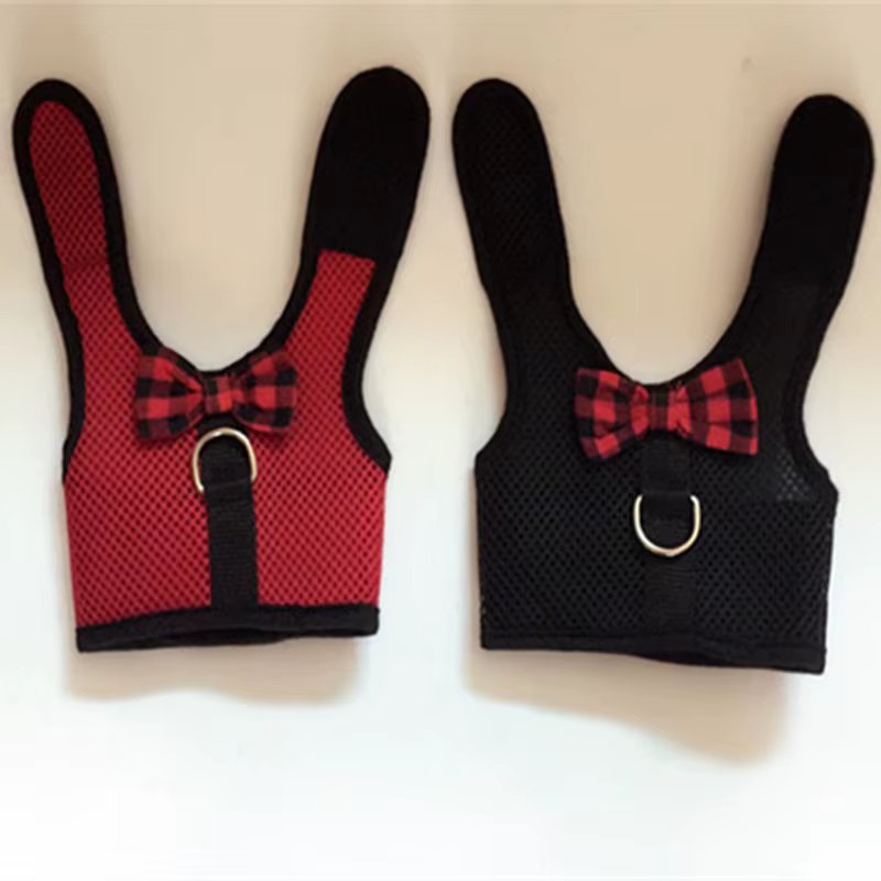 Rabbits Hamster Vest Harness With Leas Bunny Mesh Chest Strap Harnesses Ferret Guinea Pig Small Animals Pet Accessories S/M/L 4 — image 5