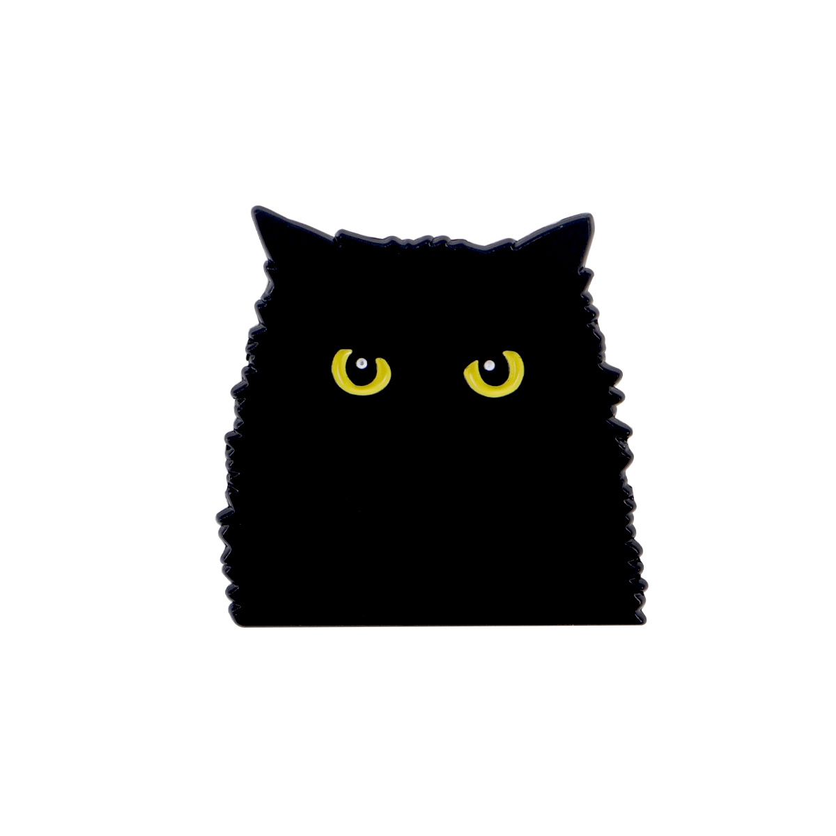 Broche de Gato Negro Adorable de Caricatura para Dama, Pin Insignia de Aleación Metálica, Accesorio para Mochila, Insignia — imagen 10