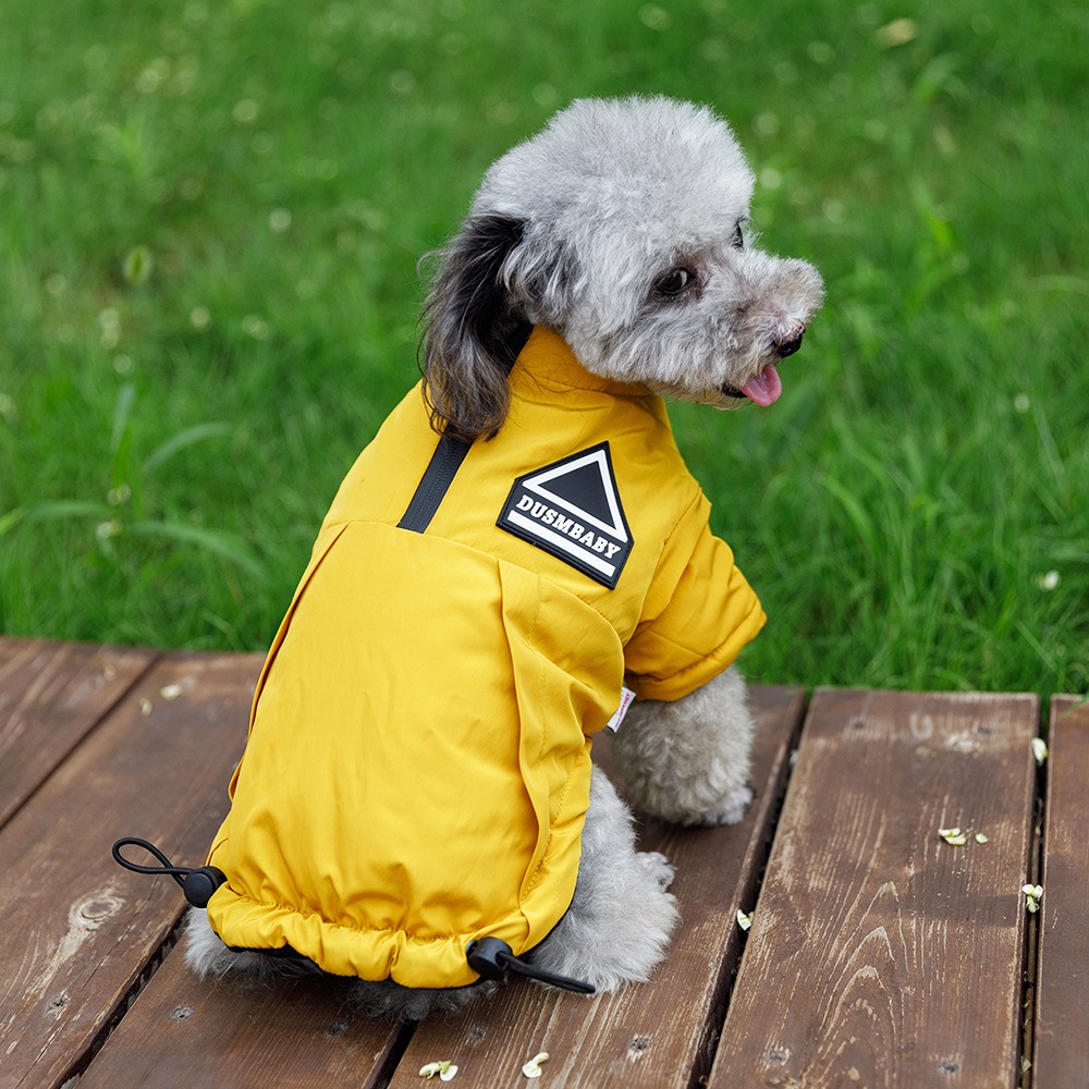 Pet Dog Clothes Warm and Thickened Autumn and Winter Two legged Teddy Bears Pomeranian Schnauzer Small Dog Vest — image 4