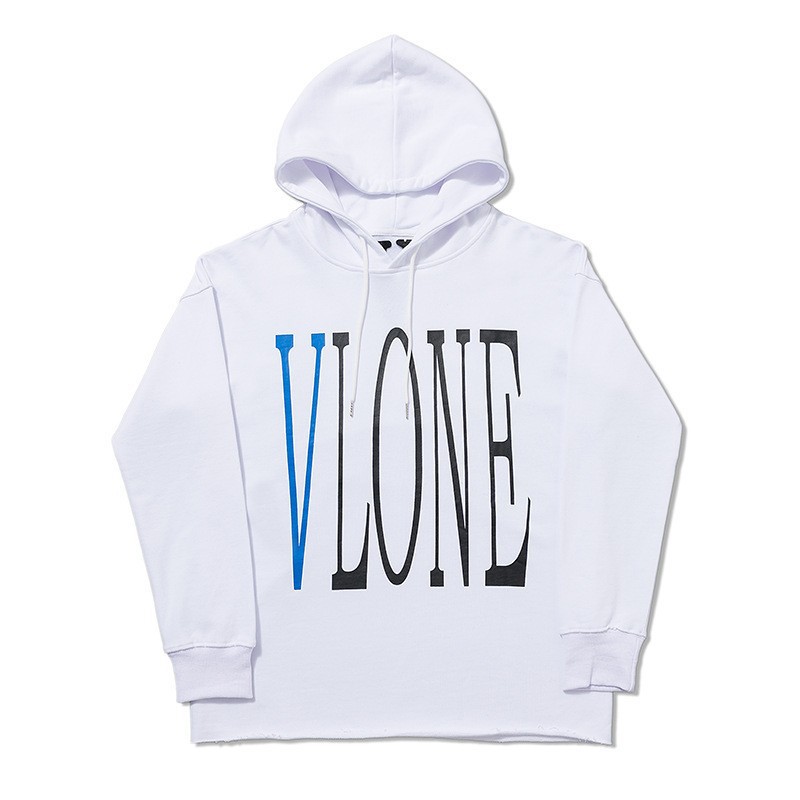 Hoodie with Snake Wrap Design, Blue Large V Logo, Unisex Oversized Sweatshirt Hooded Jacket — image 4