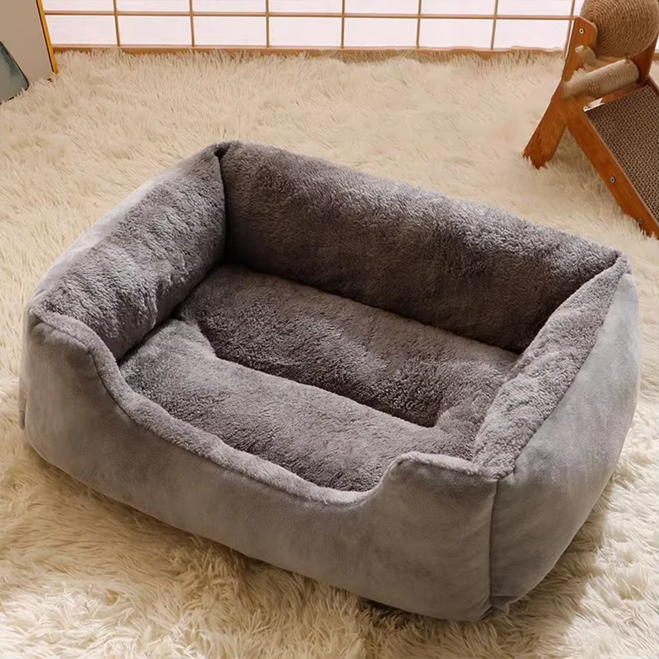 Bed for Cats Pet Products Cushions Kitten Goods Accessories Dog All Houses Supplies Things Accessory Habitats Basket House Beds — image 2