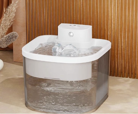 Dispensador de agua inalámbrico inductivo para gatos con gran capacidad, circulación automática sin enchufe, suministros inteligentes para mascotas, dispensador de agua silencioso — imagen 7