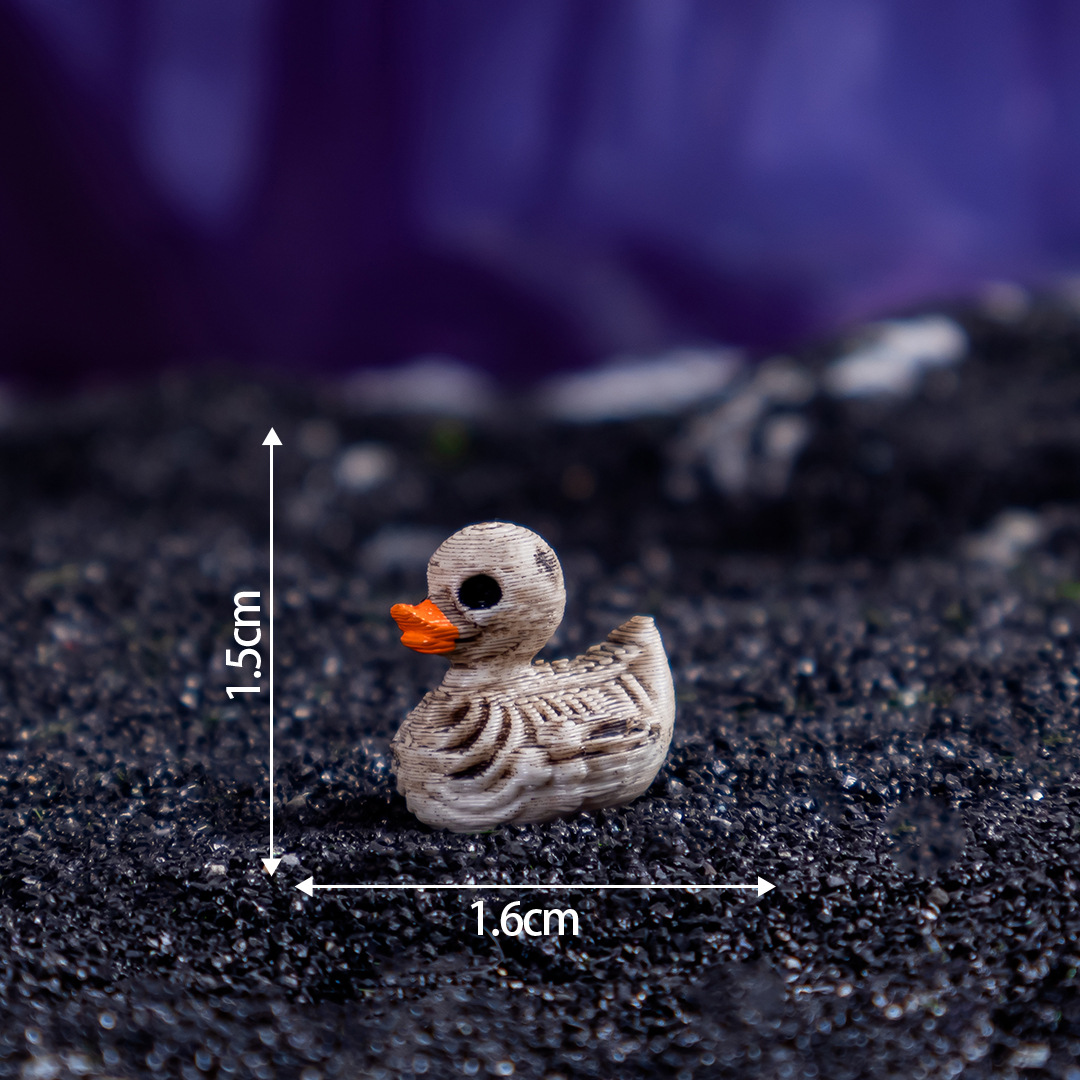 10pcs Halloween Hell Skeleton Duck Ornament DIY Jewelry Accessories Resin Craft Car Decorative Figurine — image 6