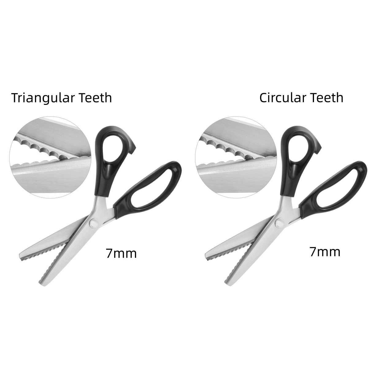 Tijeras de Corte para Perros con Dientes Serrados, Manuales y Artísticas — imagen 15