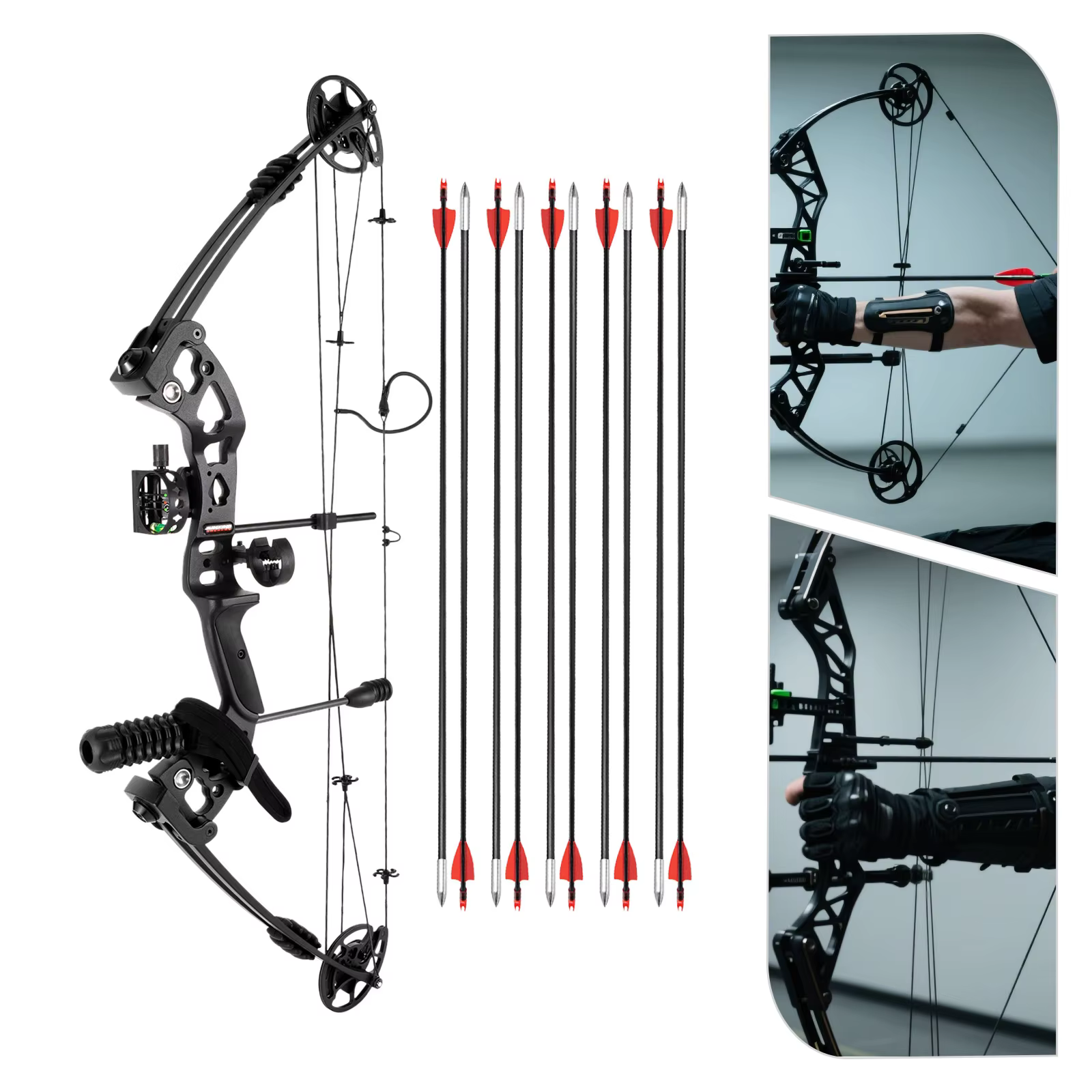 Arco Compuesto para Caza con Longitud de Tiro 24-29.5'' y Peso de Tiro 30-55 Lbs - 310 fps — imagen 2