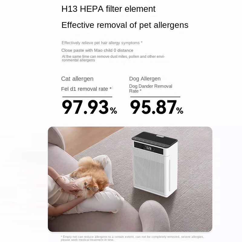 Pet specific suction floating hair intelligent fully automatic sterilization air purifier — image 5