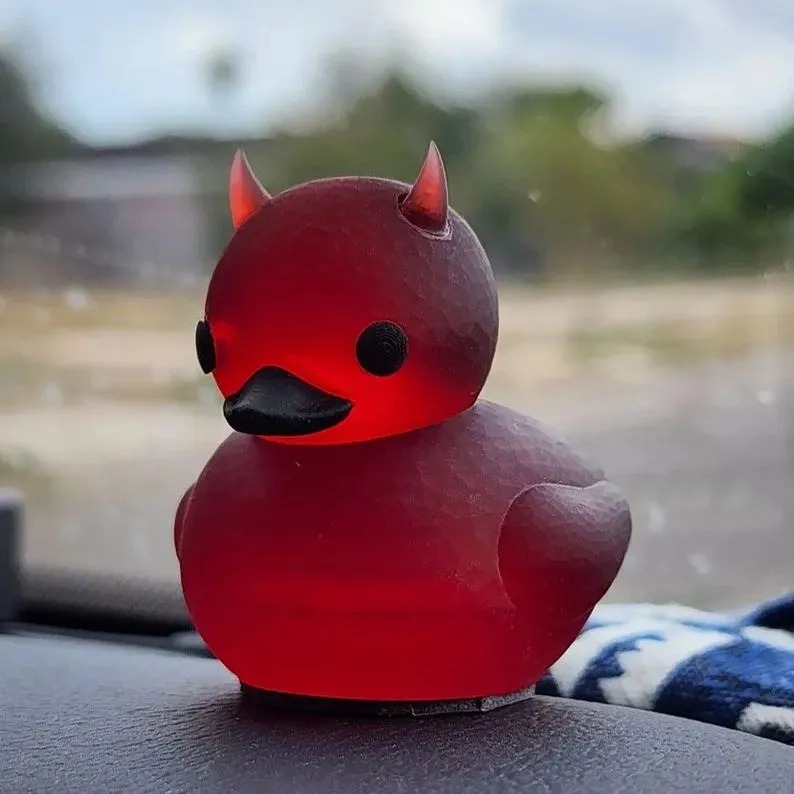 Lil' Devil Ducky Little Devil Duck Car Ornaments Decoration Halloween — image 6