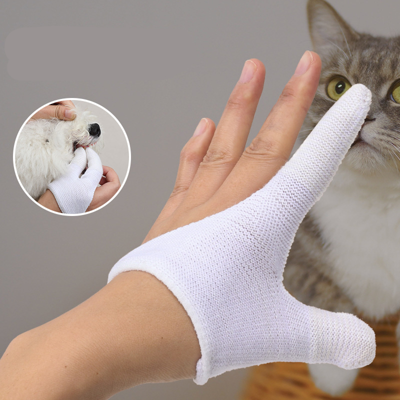 Cepillo Dental para Mascotas - Cubiertas de Dientes Caninos para Perros y Gatos — imagen 2