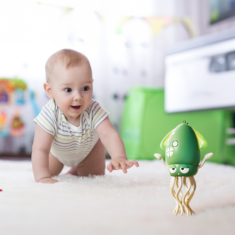Creative Dancing Squid: auto-sense, obstacle-avoid e-pet with music, lights, rechargeable & interactive gift — image 5