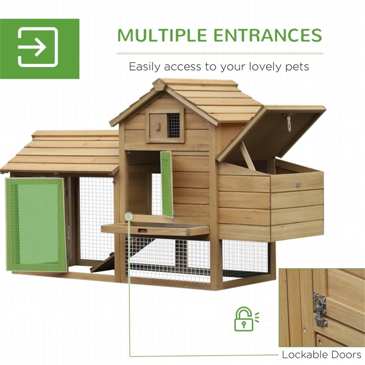 Wooden Chicken Coop — image 4