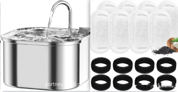 Stainless Steel Faucet Pet Water Dispenser — image 3