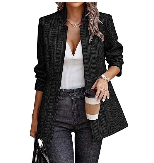 Chaquetón de Mujer con Motivo de Pájaros — imagen 10