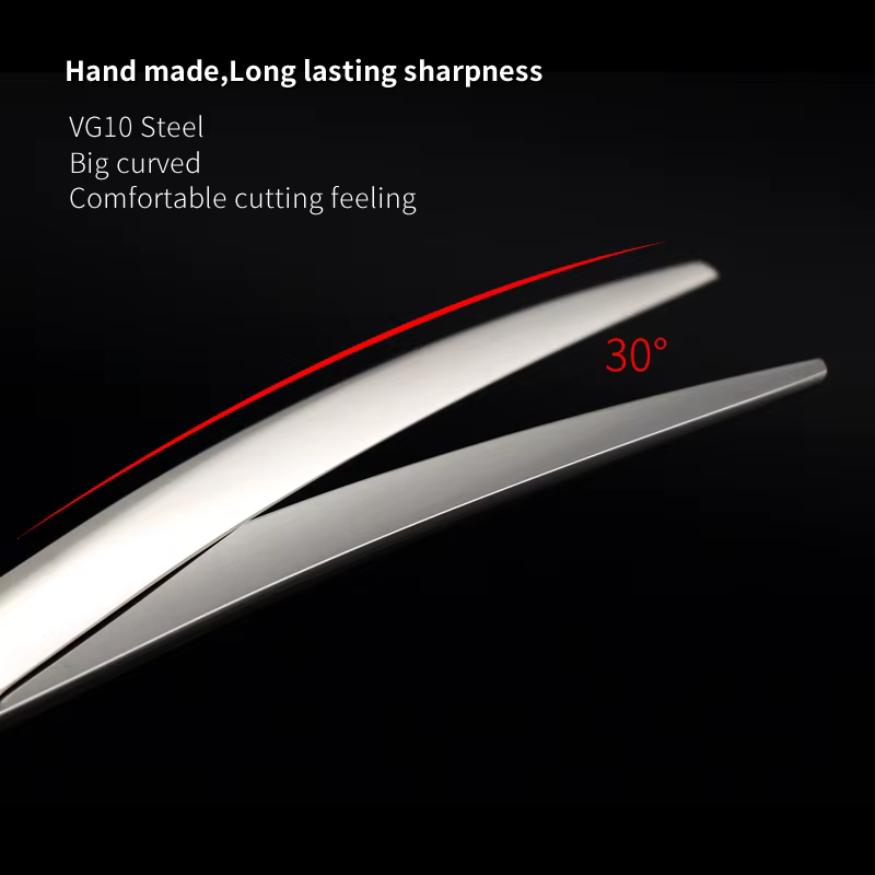 Crane 7.5 Inch Professional Pet Scissors Set For Dog Grooming Scissor Straight Curved Chunker Thinning Pet Shears VG10 Steel — image 3