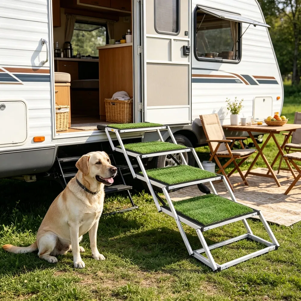 Pet Stairs with Adjustable Height for Outdoor — image 4