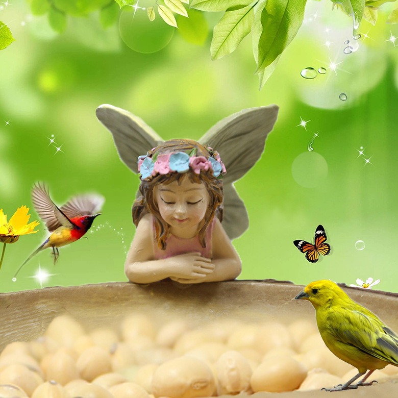 Ornamento de Jardín para Pájaros - Hadita de la Flor — imagen 3
