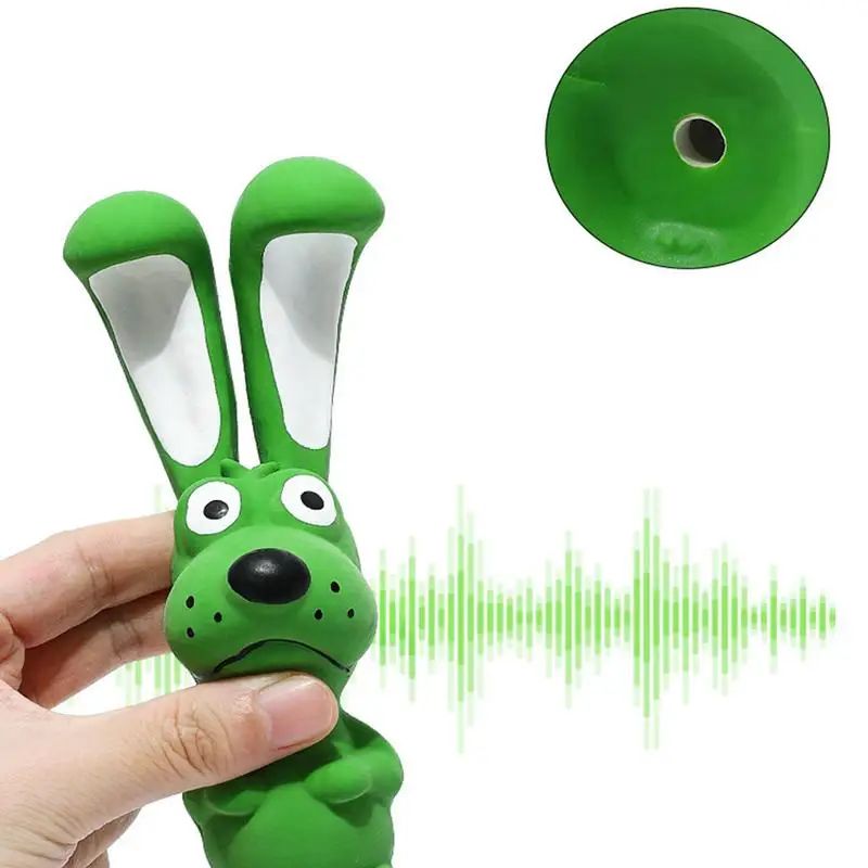 Pet Latex Toys Hippo Squeaky Toys Animal Latex Chew Toys Soft Interactive Dog Toys Crinkle Pet Supplies For Inside Dog And Pet — image 1