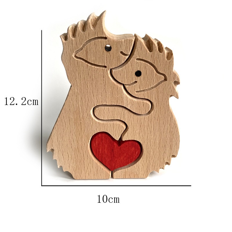 Mother's Day Wooden Products Series Ornaments Animal — image 1
